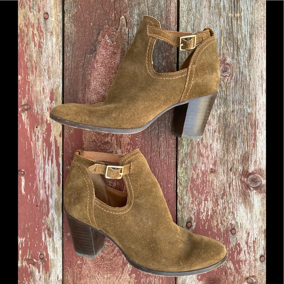 🍄🍀Frye Meghan Suede Shootie Booties - Picture 11 of 11